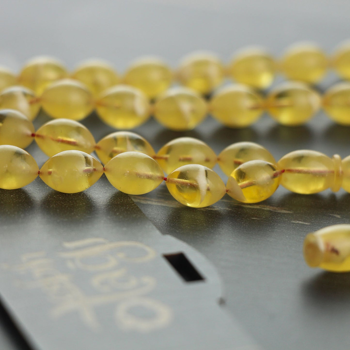 Usta İşi Sistemli Ukrayna Damla Kehribar Tesbih