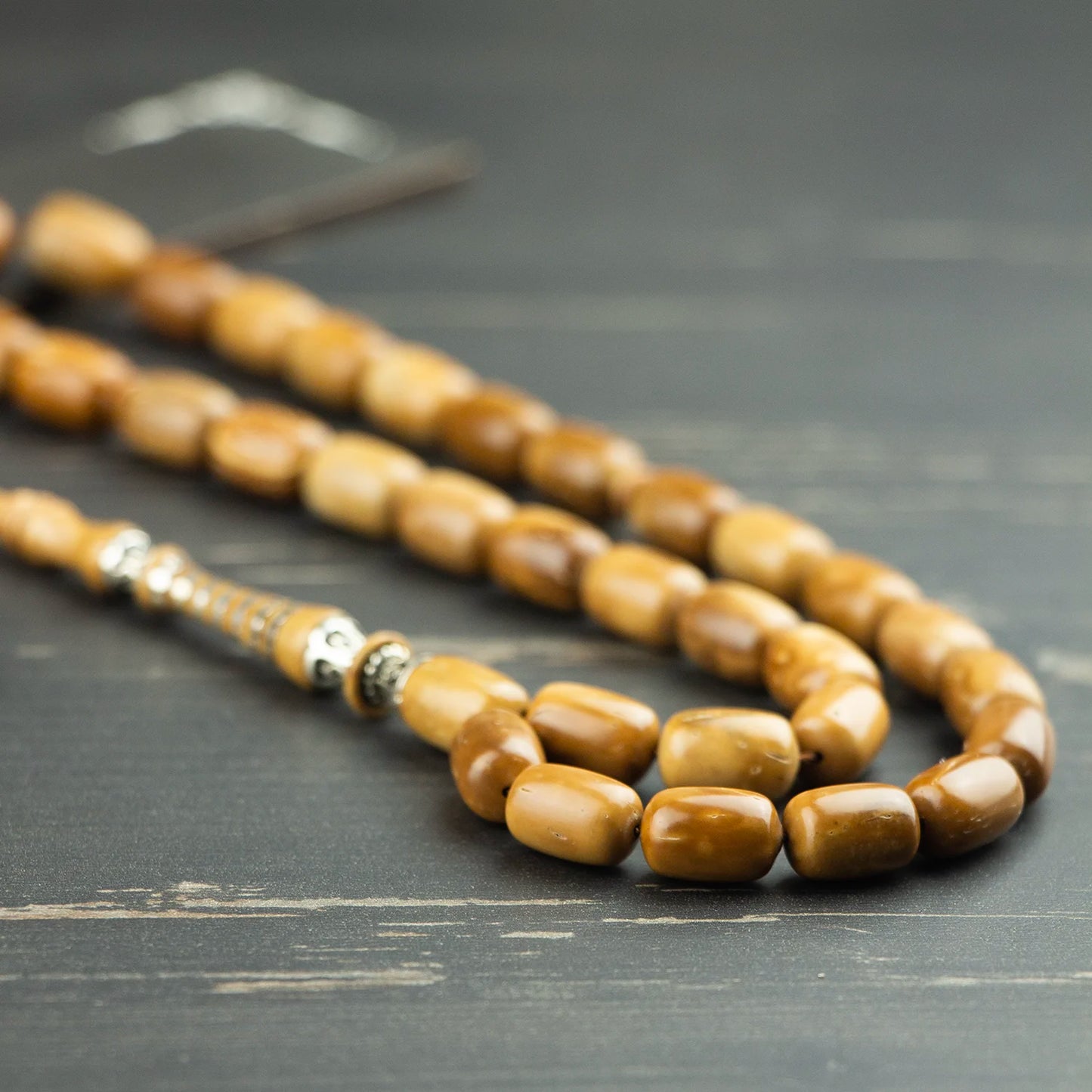 Gümüş Nakkaş İmameli Kuka Tesbih - Kapsül Kesim, Usta İşçilik