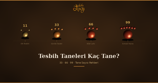Tesbih Taneleri Kaç Tane? Tesbih Tane Sayısı