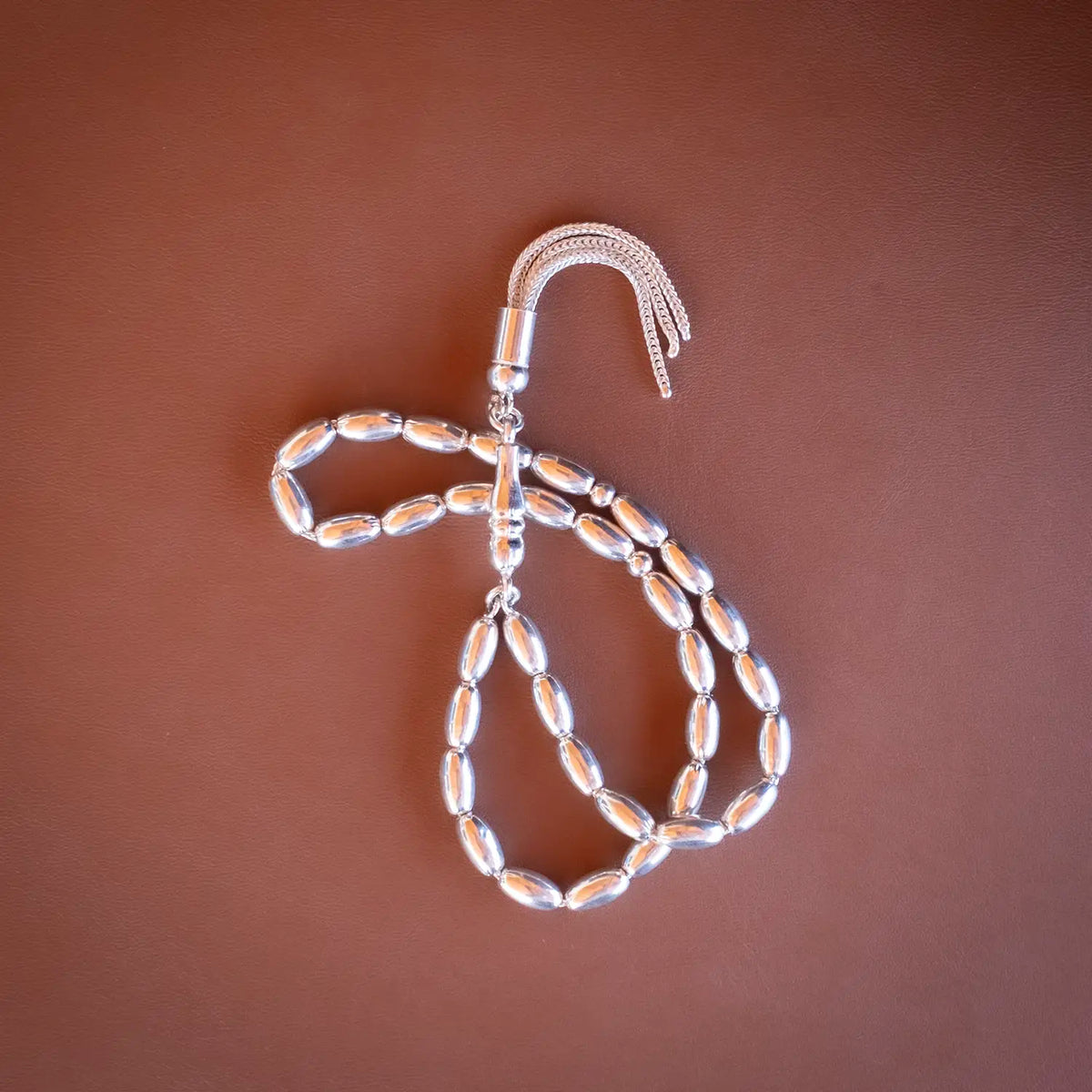925 K Saf Silver Prayer Beads Arpa Cut