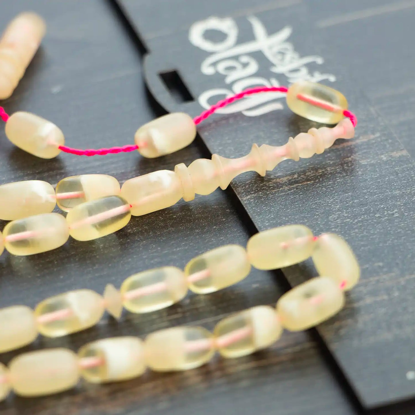 Usta İşçilikli Mükellef Damla Kehribar Tesbih | Kapsül Kesim