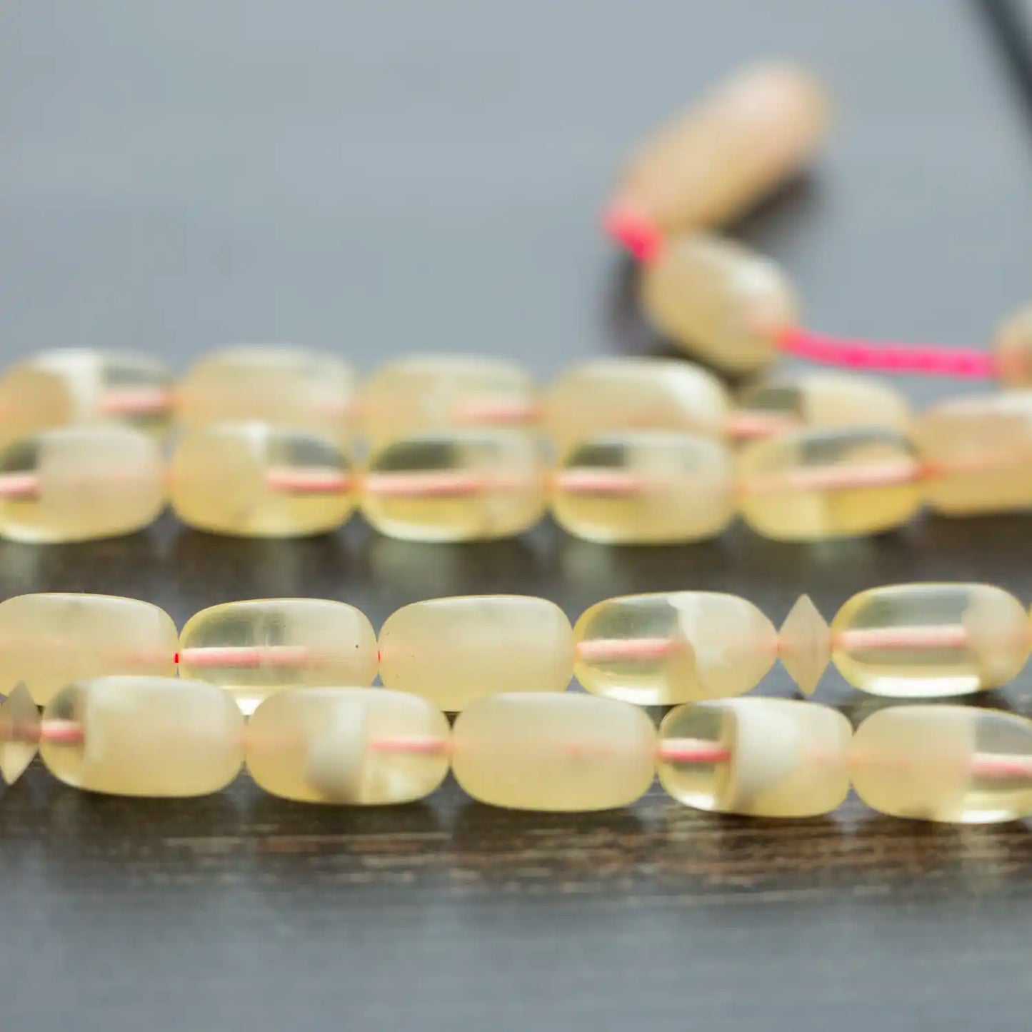 Usta İşçilikli Mükellef Damla Kehribar Tesbih | Kapsül Kesim